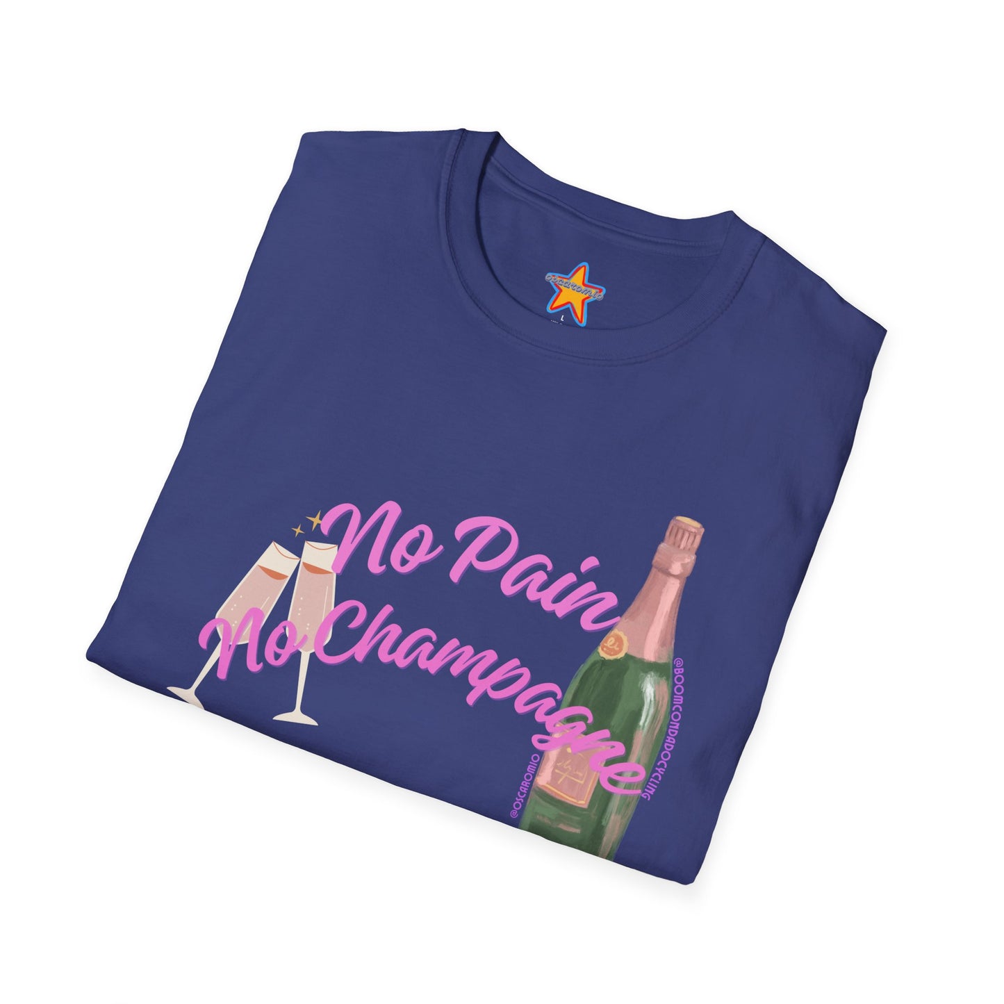 No Pain, No Champagne X @BoomCondadoCycling - T-Shirt COLLAB