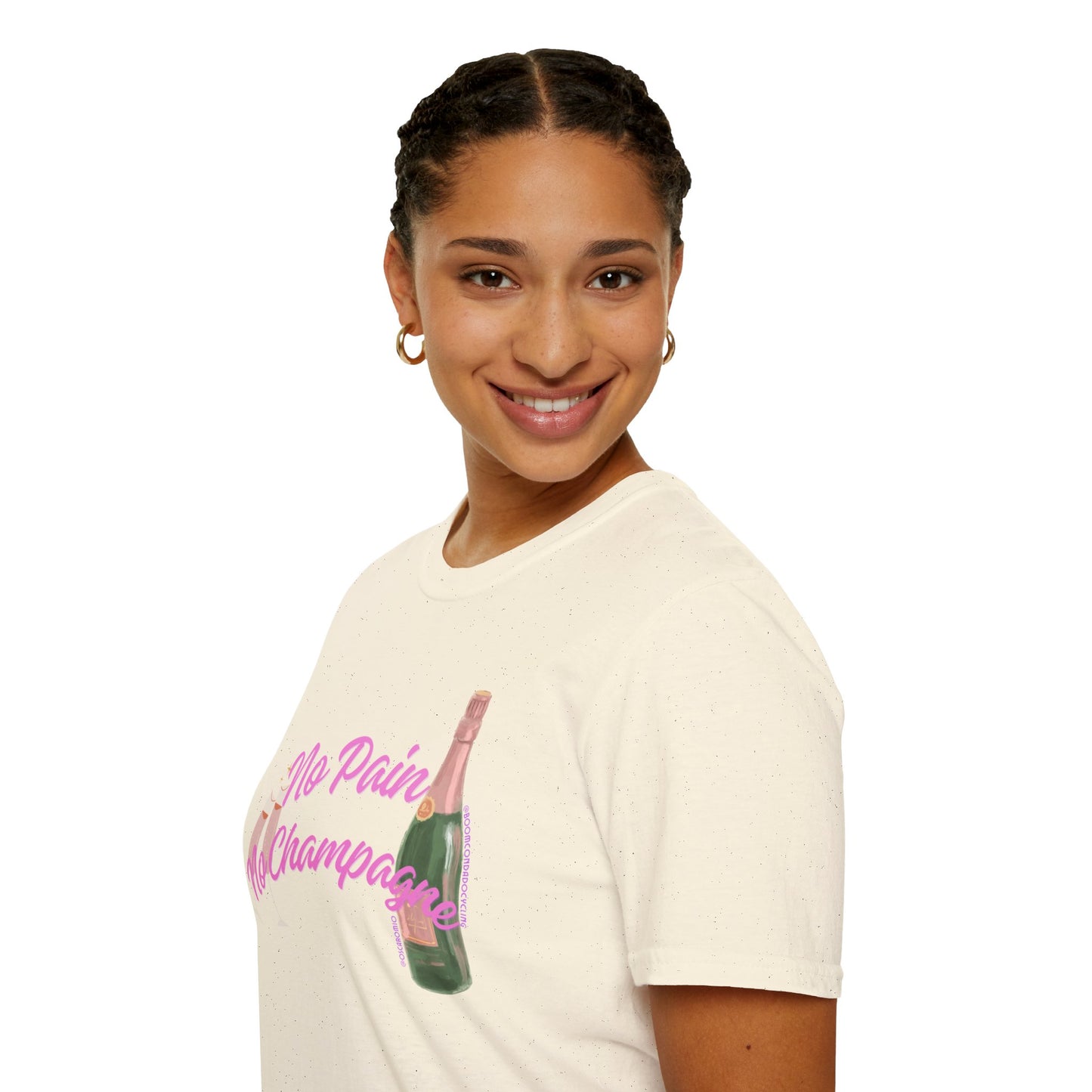 No Pain, No Champagne X @BoomCondadoCycling - T-Shirt COLLAB