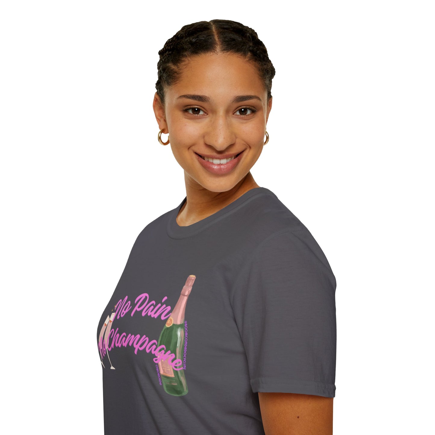 No Pain, No Champagne X @BoomCondadoCycling - T-Shirt COLLAB