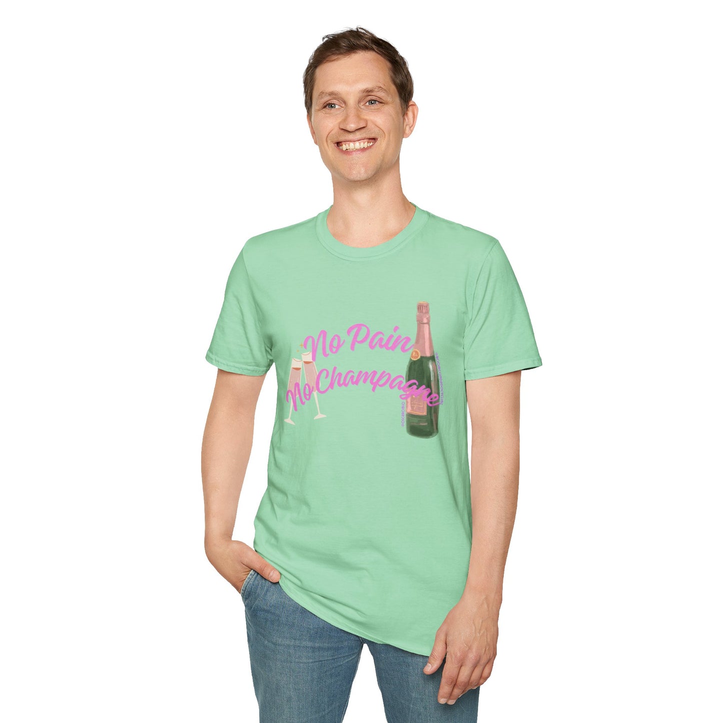 No Pain, No Champagne X @BoomCondadoCycling - T-Shirt COLLAB