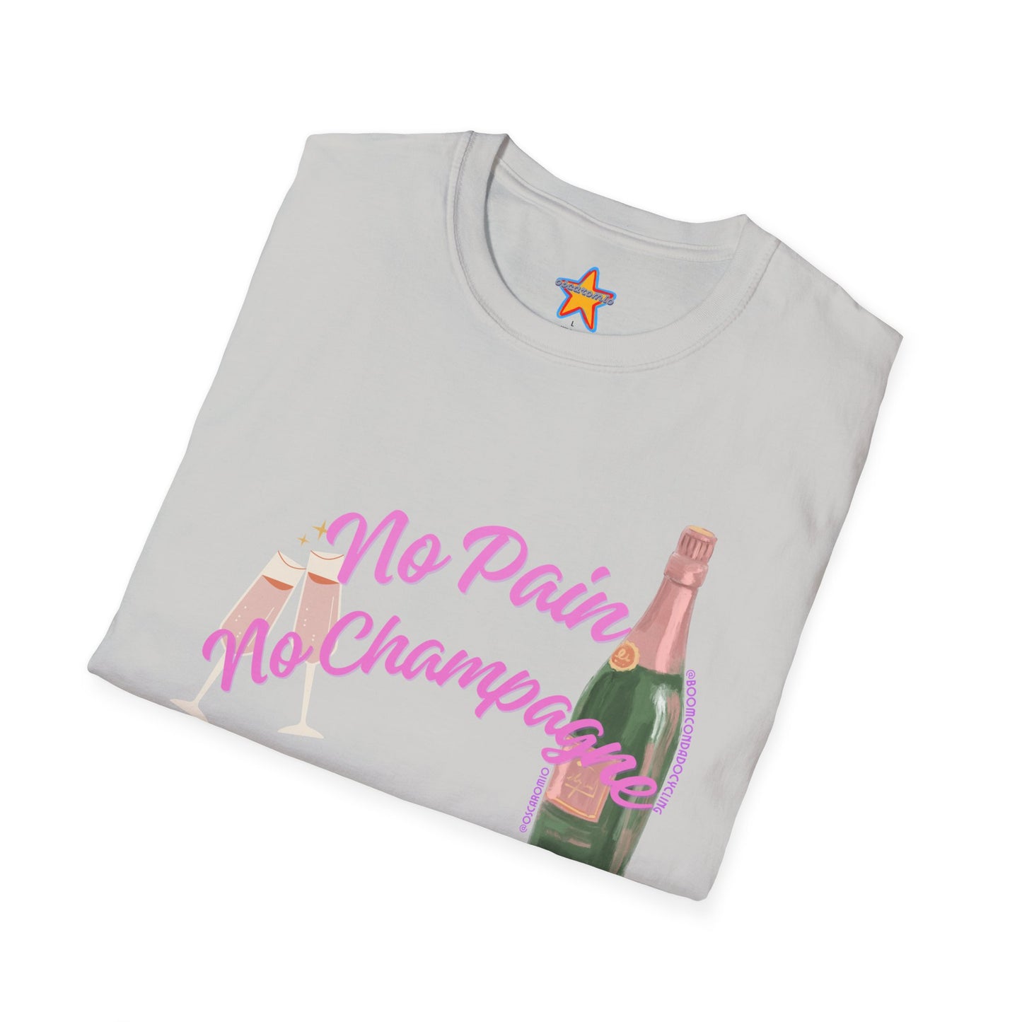 No Pain, No Champagne X @BoomCondadoCycling - T-Shirt COLLAB