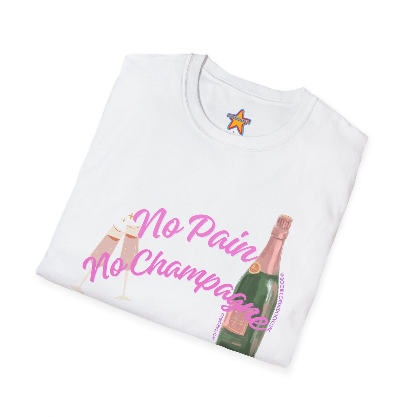 No Pain, No Champagne X @BoomCondadoCycling - T-Shirt COLLAB