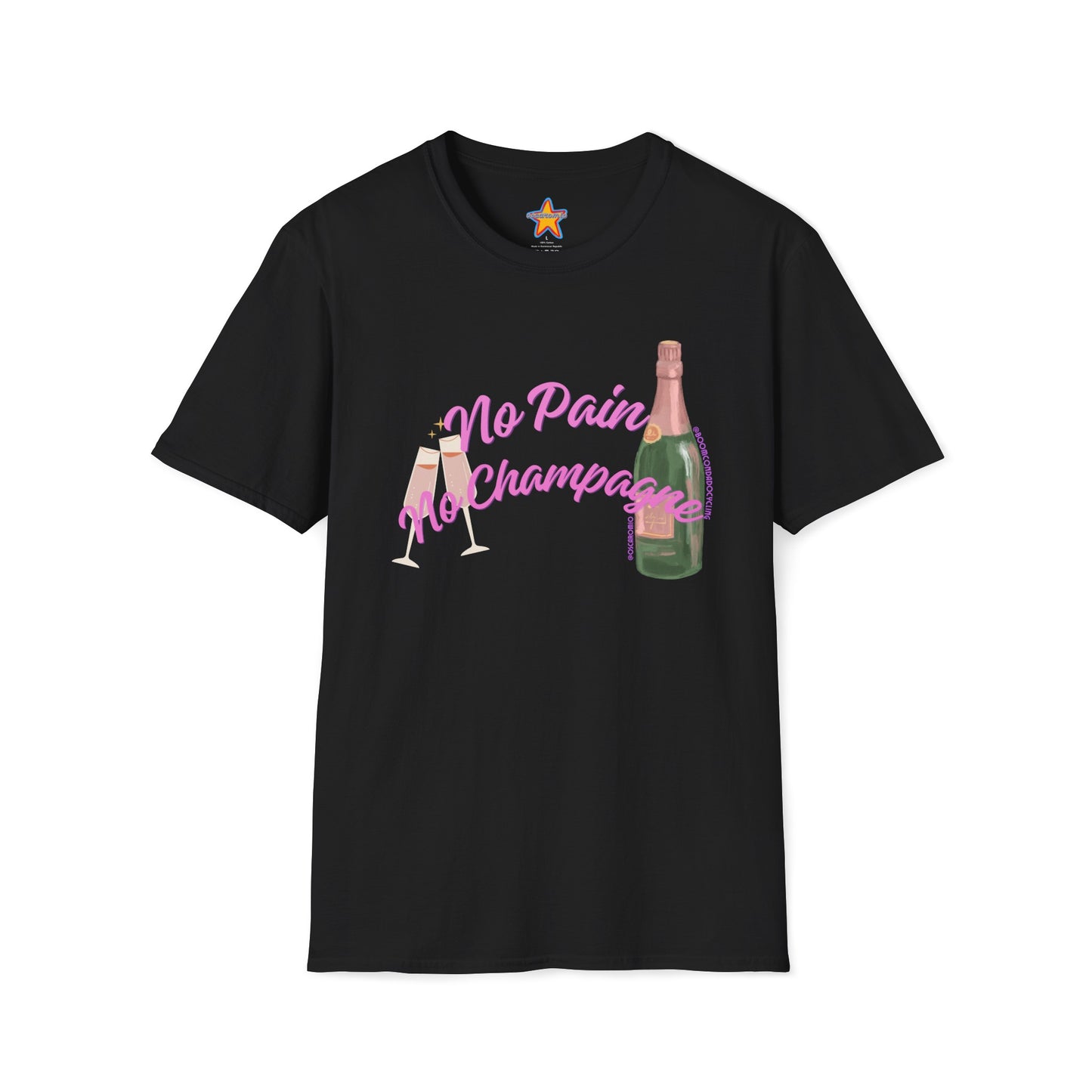 No Pain, No Champagne X @BoomCondadoCycling - T-Shirt COLLAB