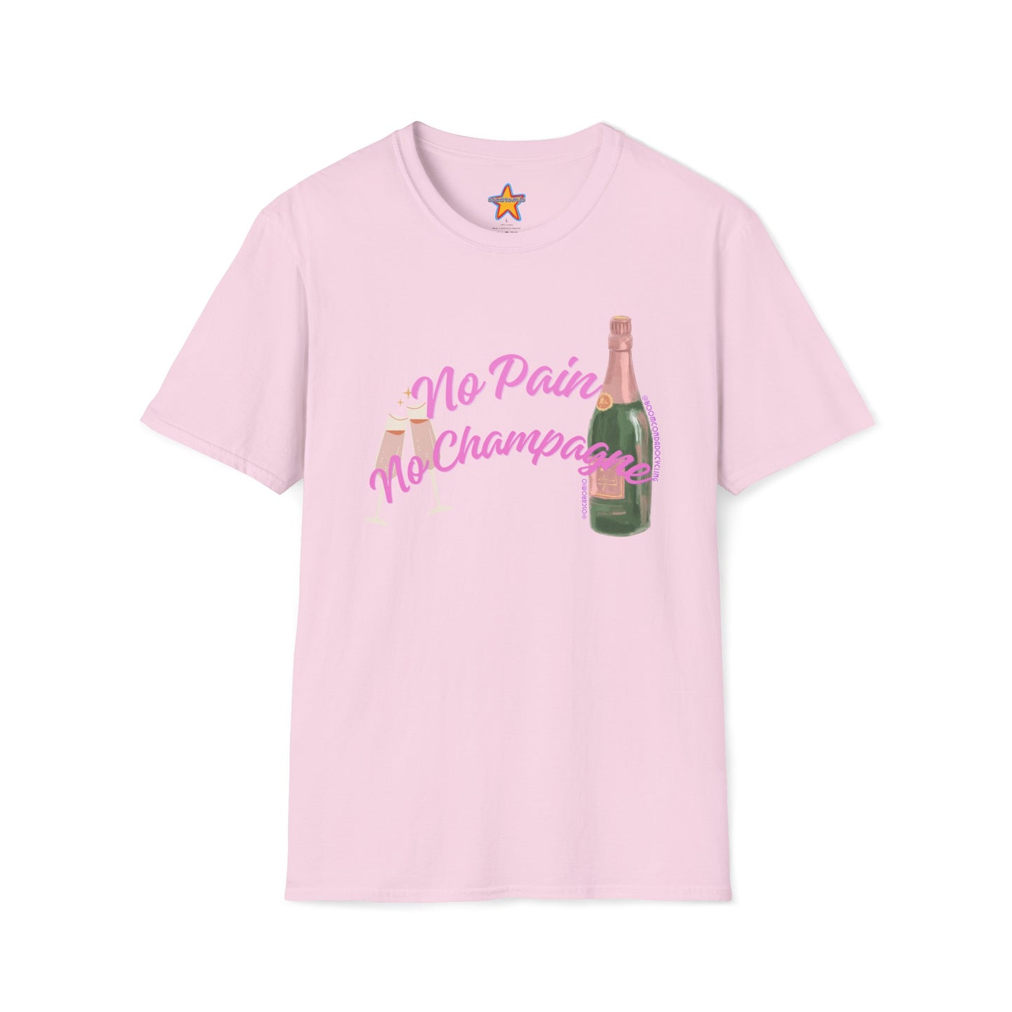No Pain, No Champagne X @BoomCondadoCycling - T-Shirt COLLAB