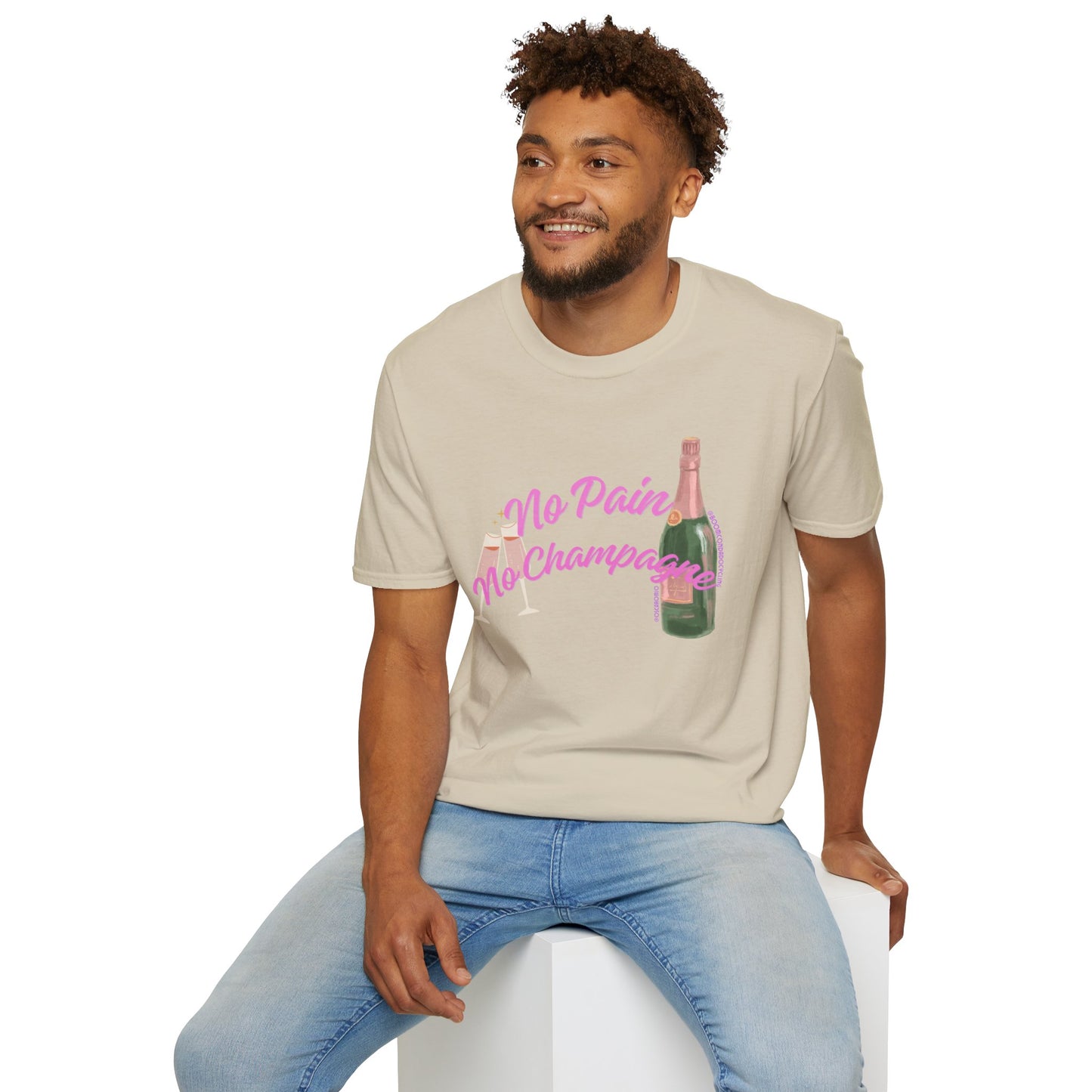 No Pain, No Champagne X @BoomCondadoCycling - T-Shirt COLLAB