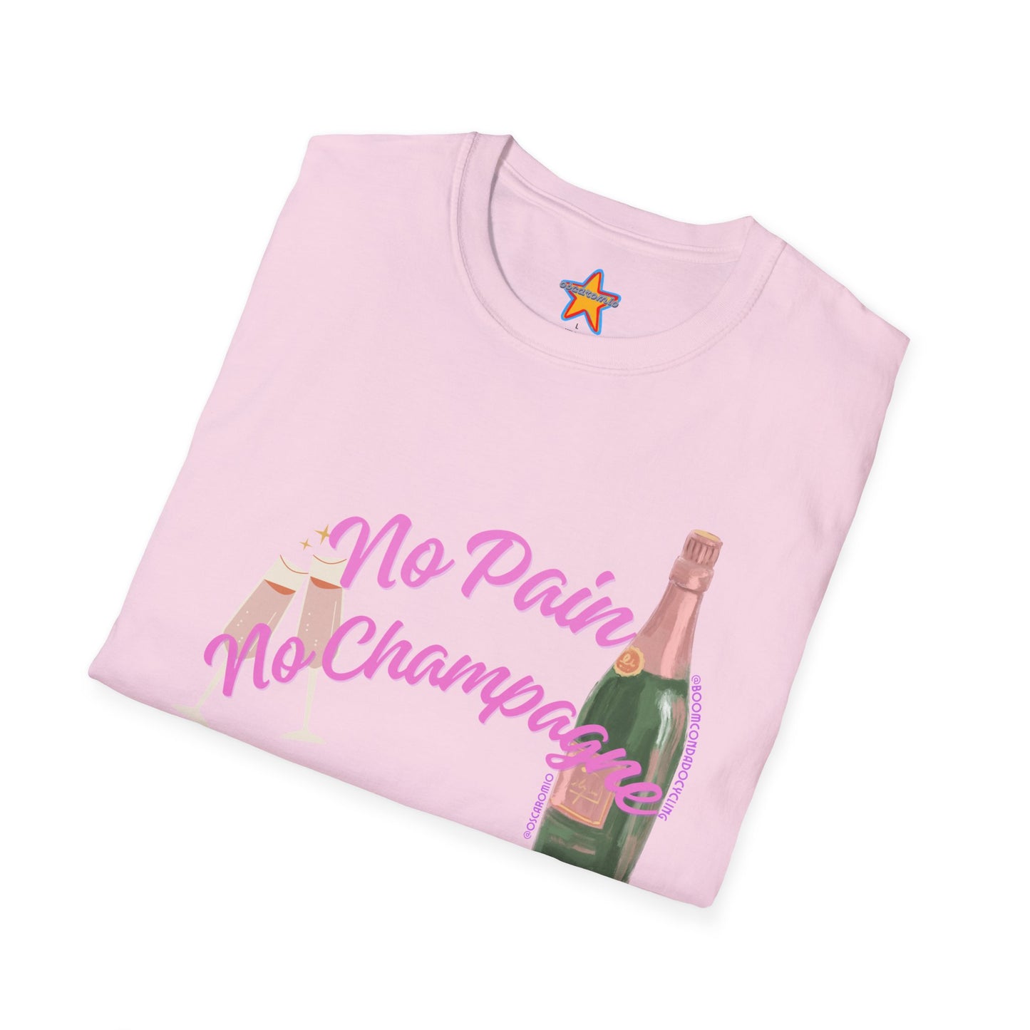 No Pain, No Champagne X @BoomCondadoCycling - T-Shirt COLLAB