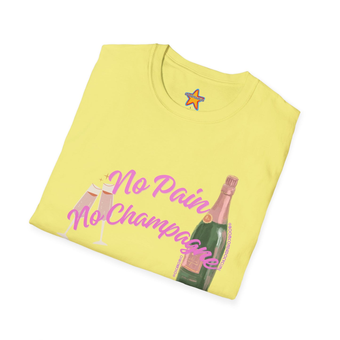 No Pain, No Champagne X @BoomCondadoCycling - T-Shirt COLLAB