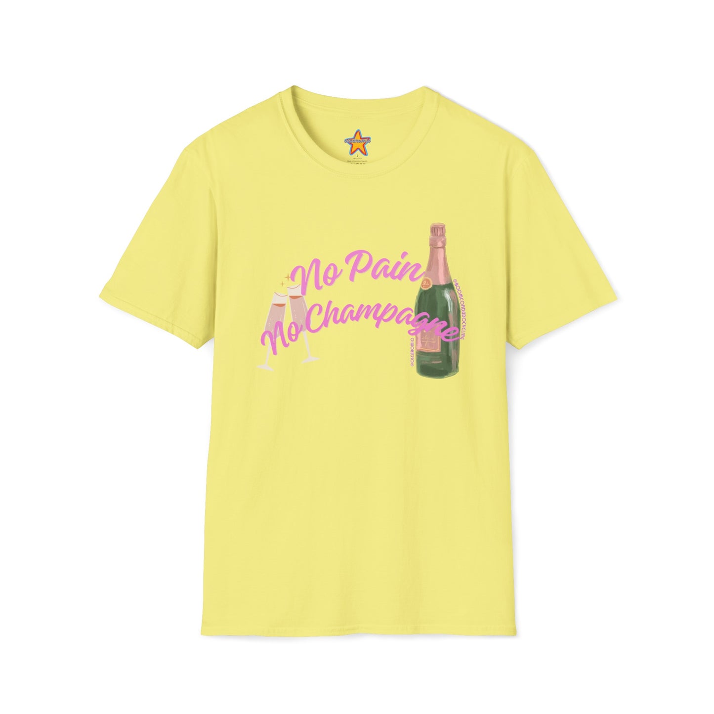 No Pain, No Champagne X @BoomCondadoCycling - T-Shirt COLLAB