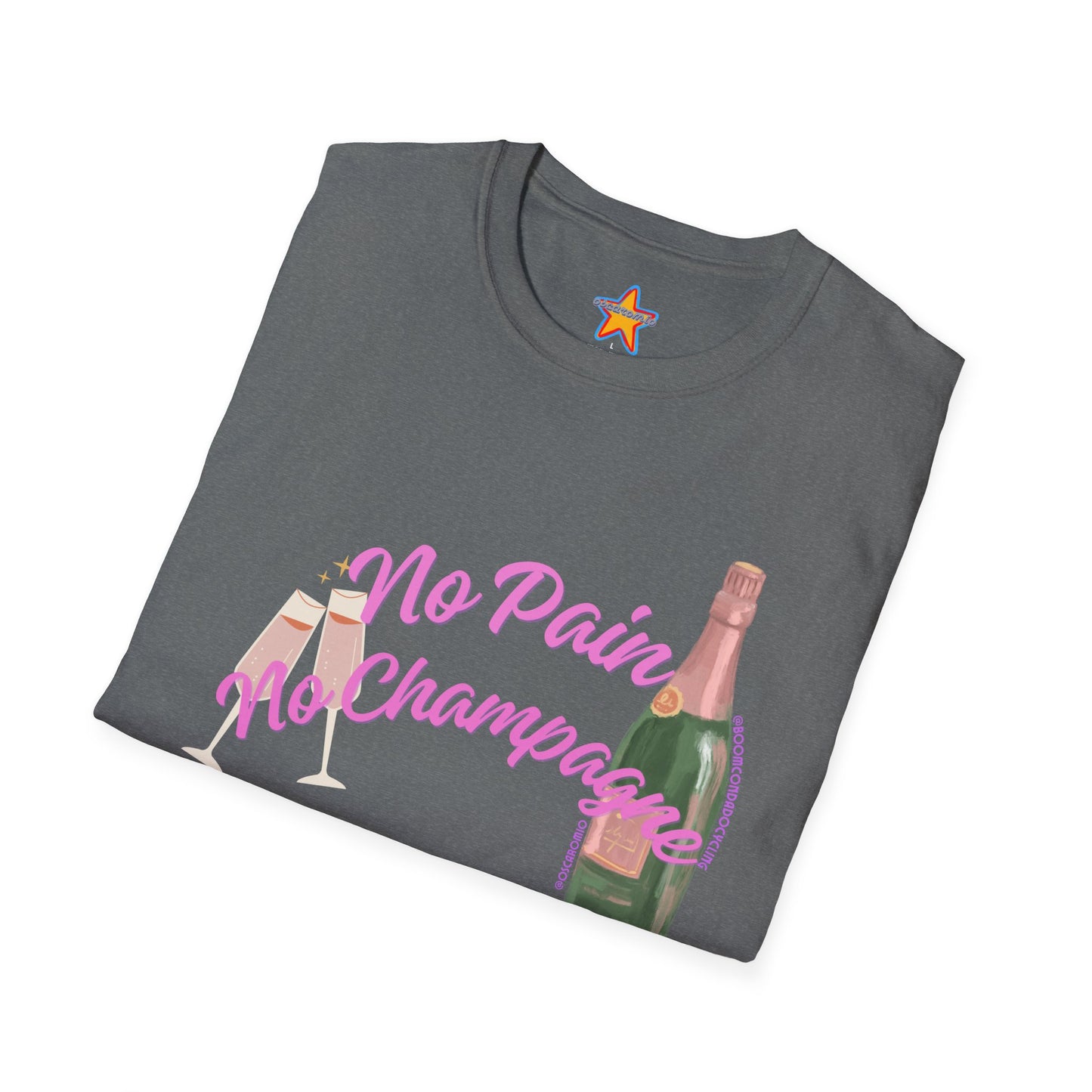 No Pain, No Champagne X @BoomCondadoCycling - T-Shirt COLLAB
