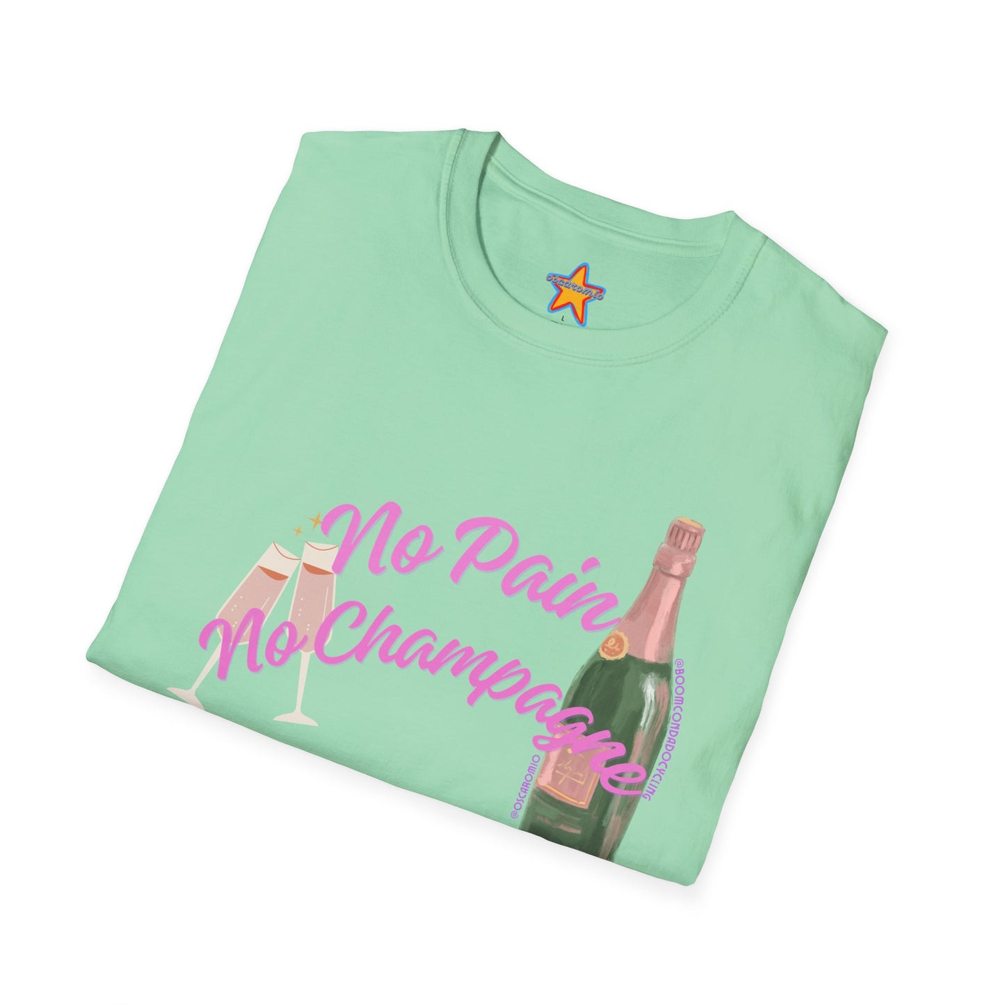 No Pain, No Champagne X @BoomCondadoCycling - T-Shirt COLLAB