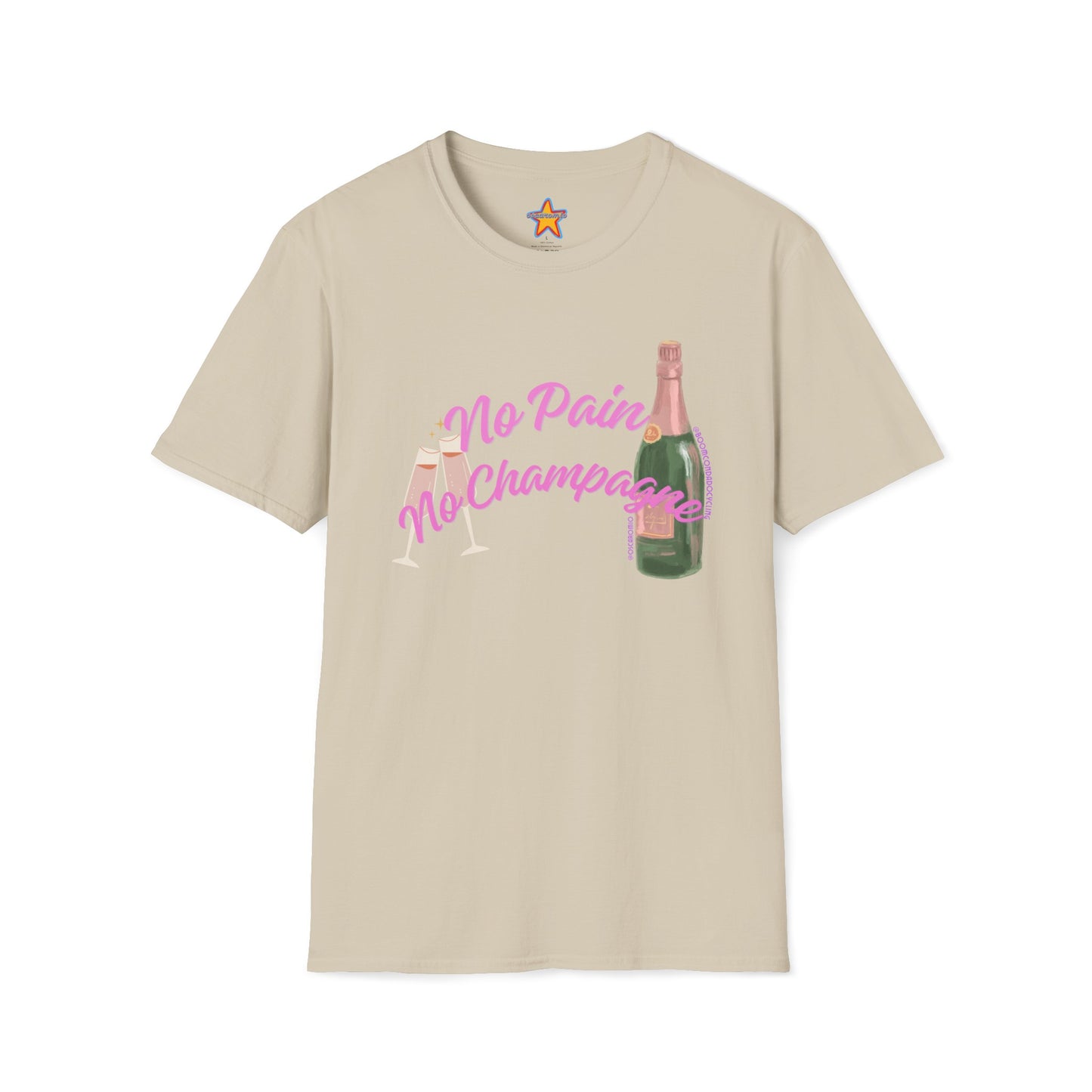 No Pain, No Champagne X @BoomCondadoCycling - T-Shirt COLLAB