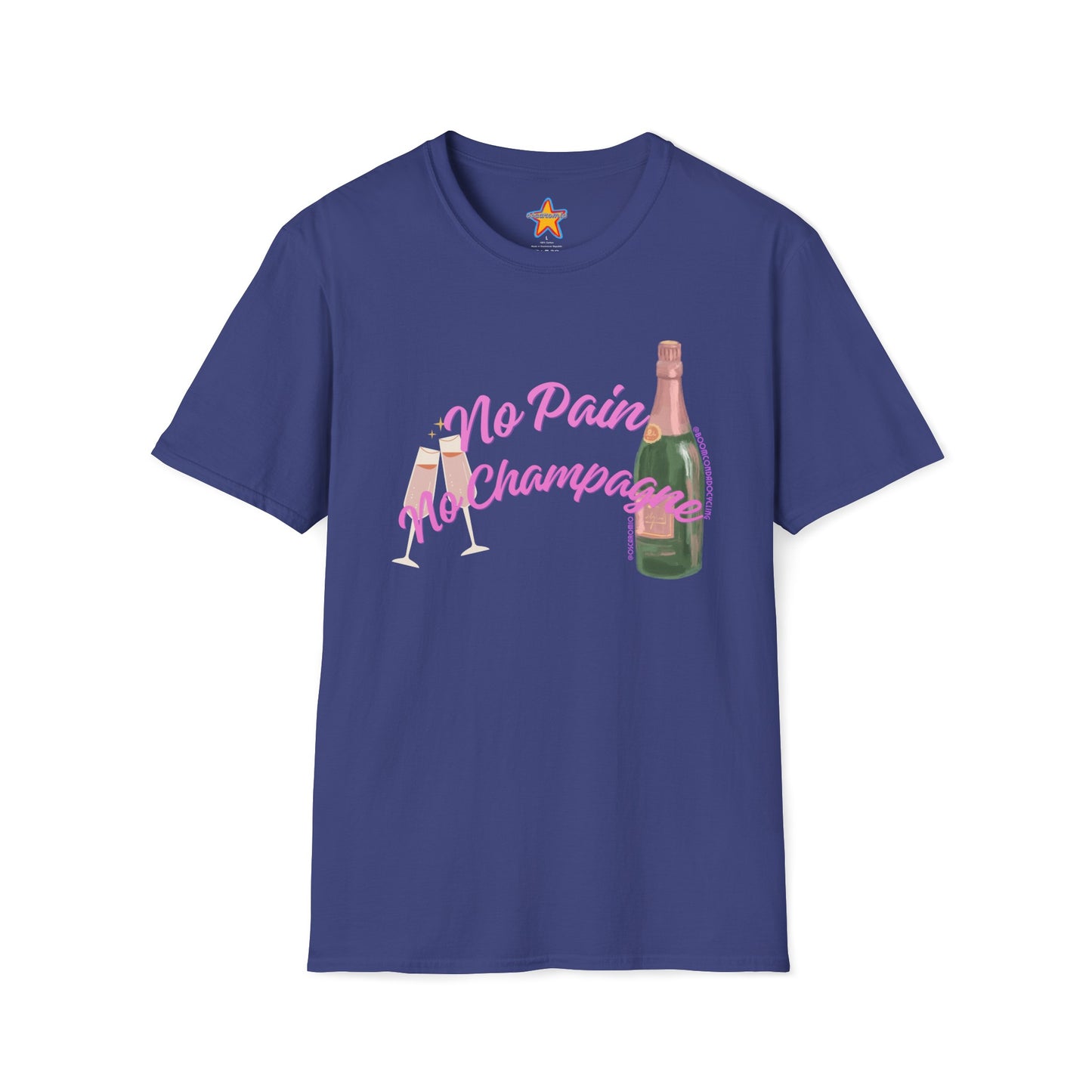 No Pain, No Champagne X @BoomCondadoCycling - T-Shirt COLLAB