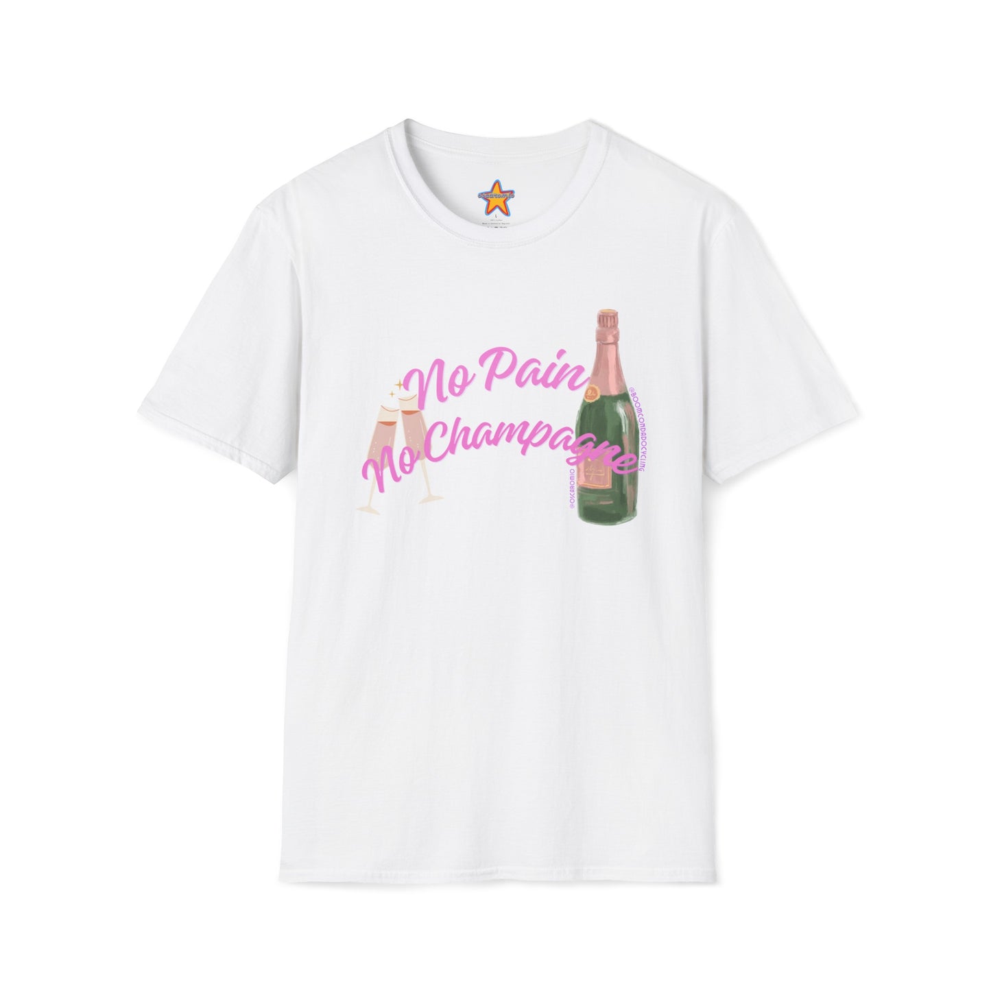 No Pain, No Champagne X @BoomCondadoCycling - T-Shirt COLLAB