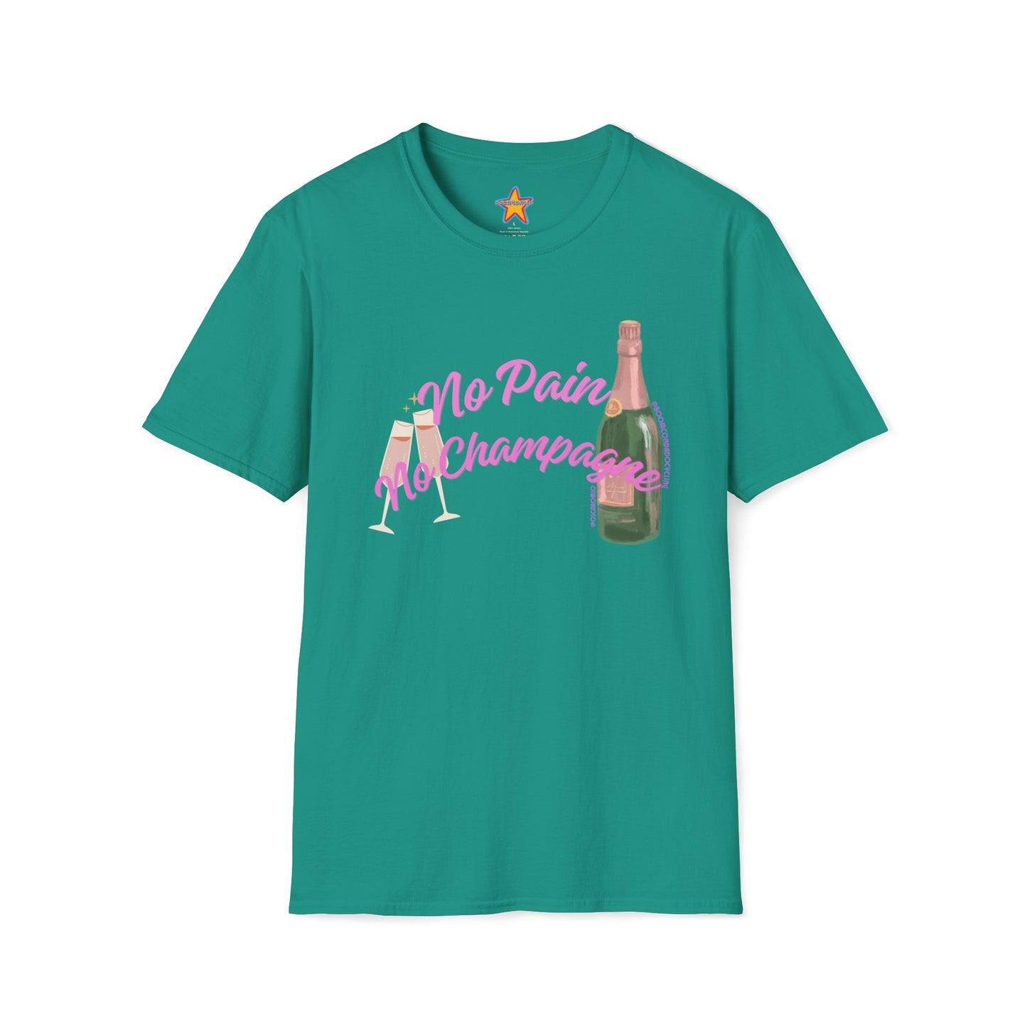 No Pain, No Champagne X @BoomCondadoCycling - T-Shirt COLLAB