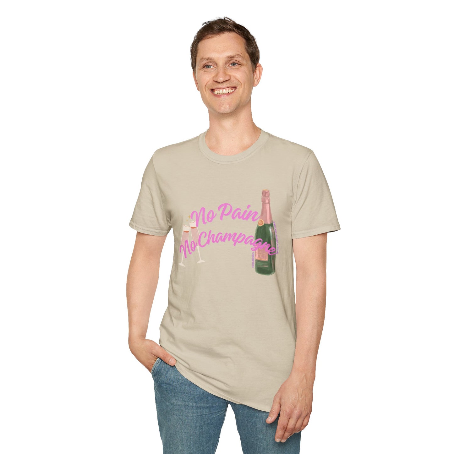 No Pain, No Champagne X @BoomCondadoCycling - T-Shirt COLLAB