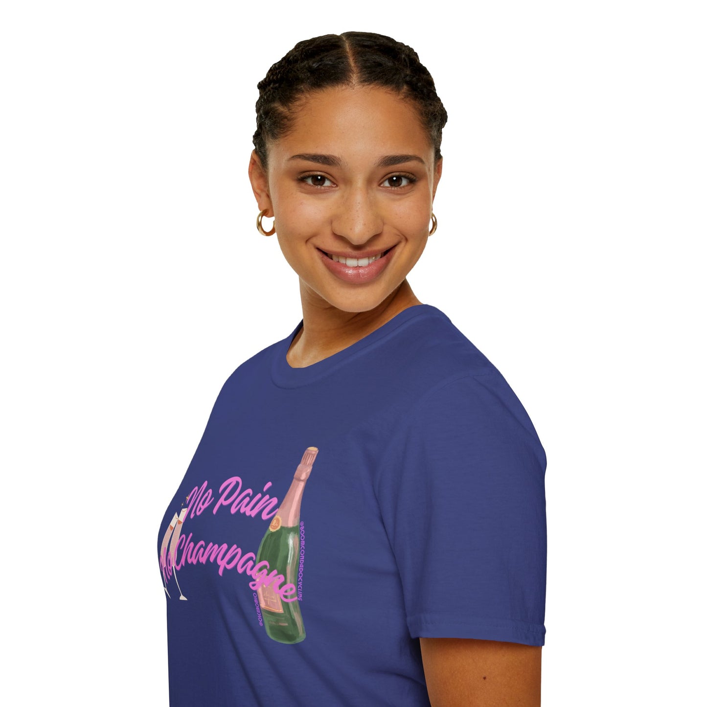 No Pain, No Champagne X @BoomCondadoCycling - T-Shirt COLLAB