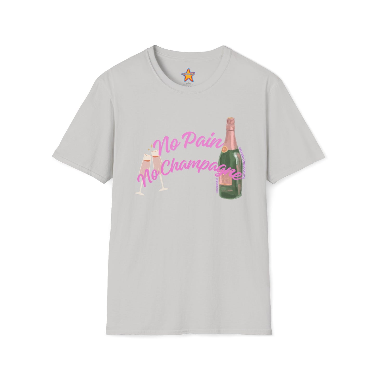 No Pain, No Champagne X @BoomCondadoCycling - T-Shirt COLLAB