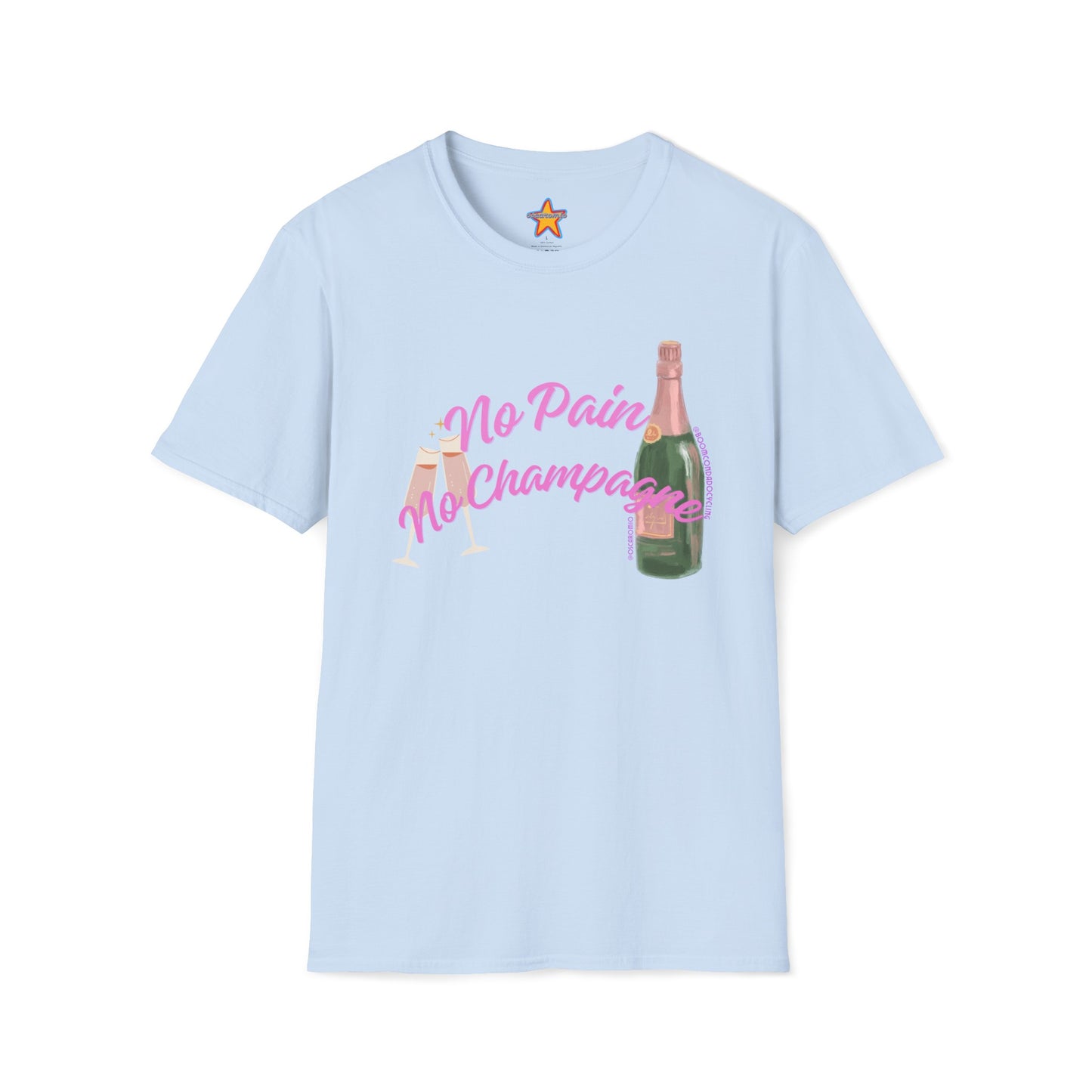 No Pain, No Champagne X @BoomCondadoCycling - T-Shirt COLLAB