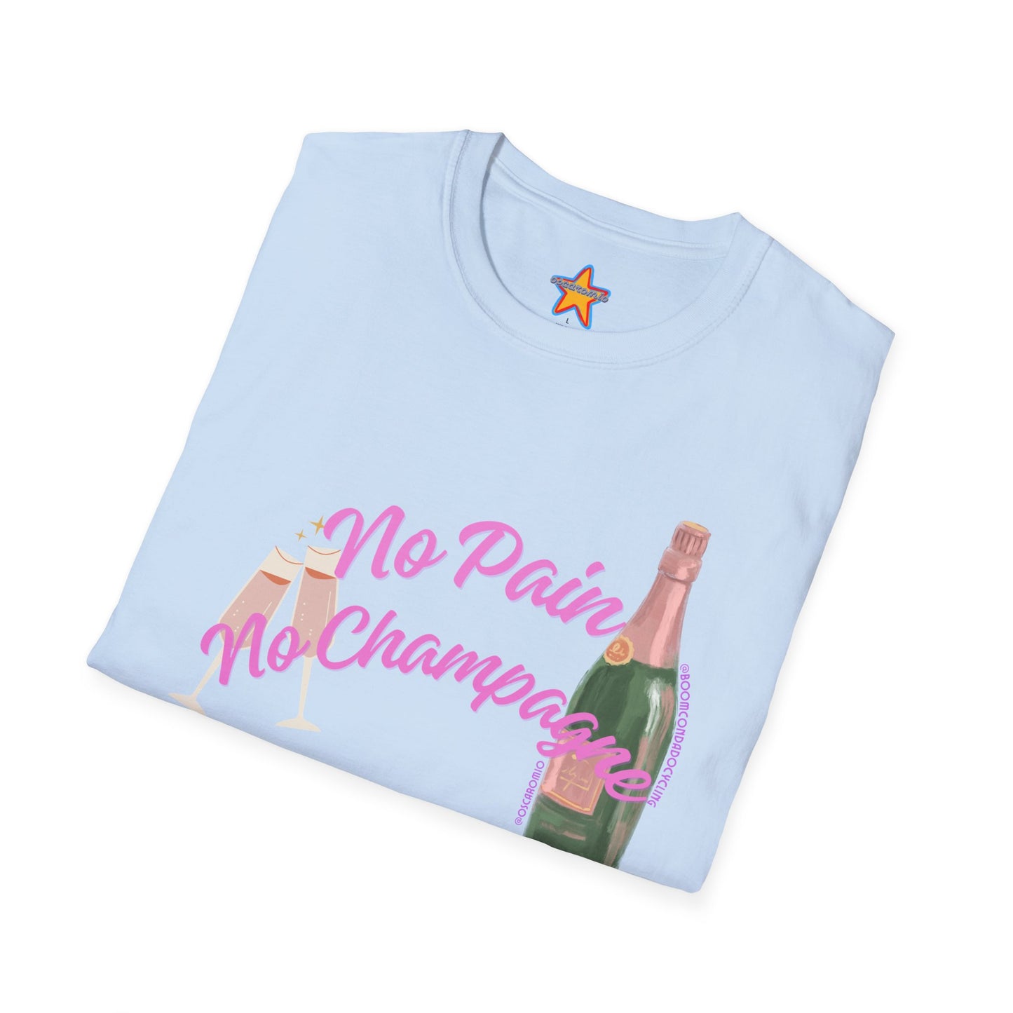 No Pain, No Champagne X @BoomCondadoCycling - T-Shirt COLLAB