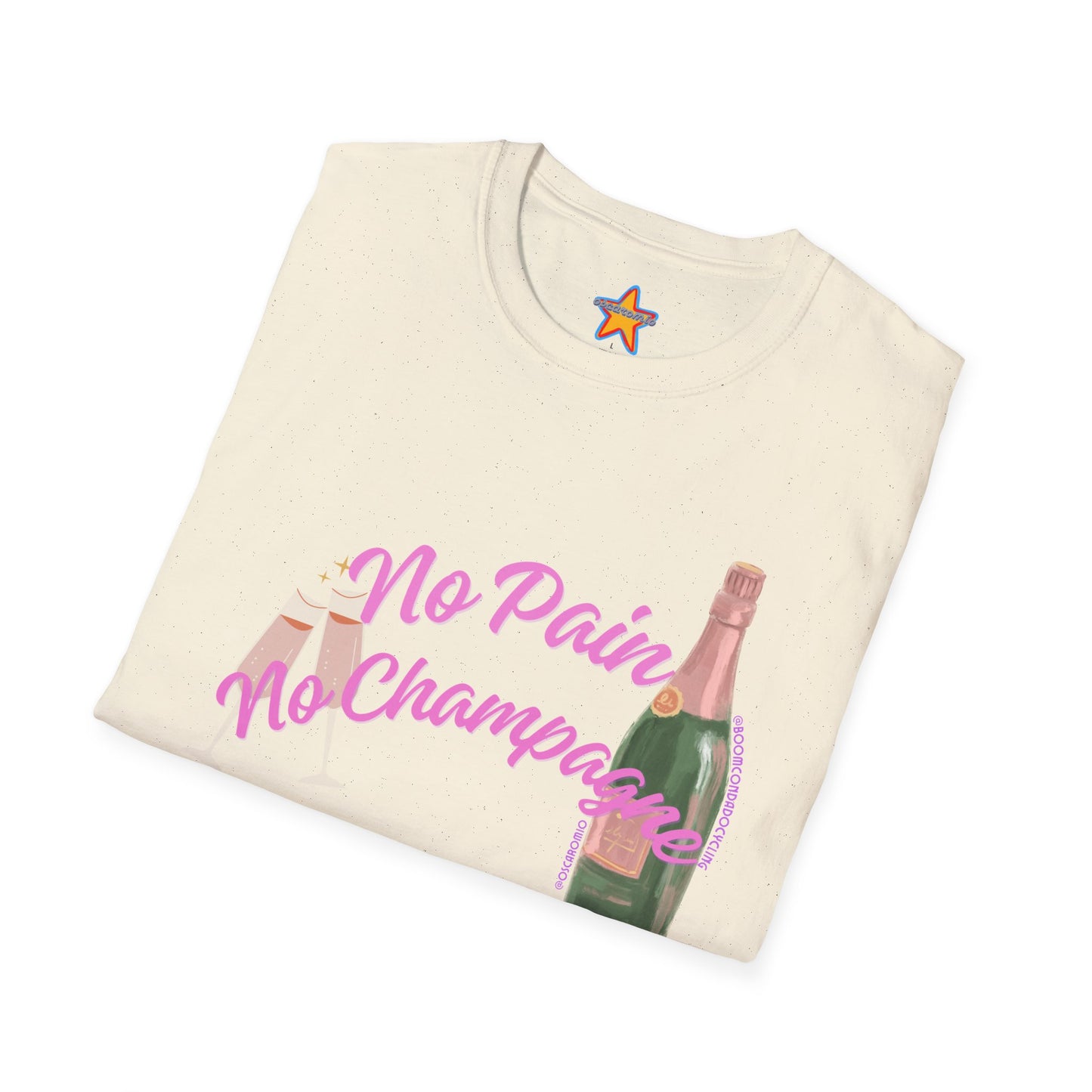 No Pain, No Champagne X @BoomCondadoCycling - T-Shirt COLLAB