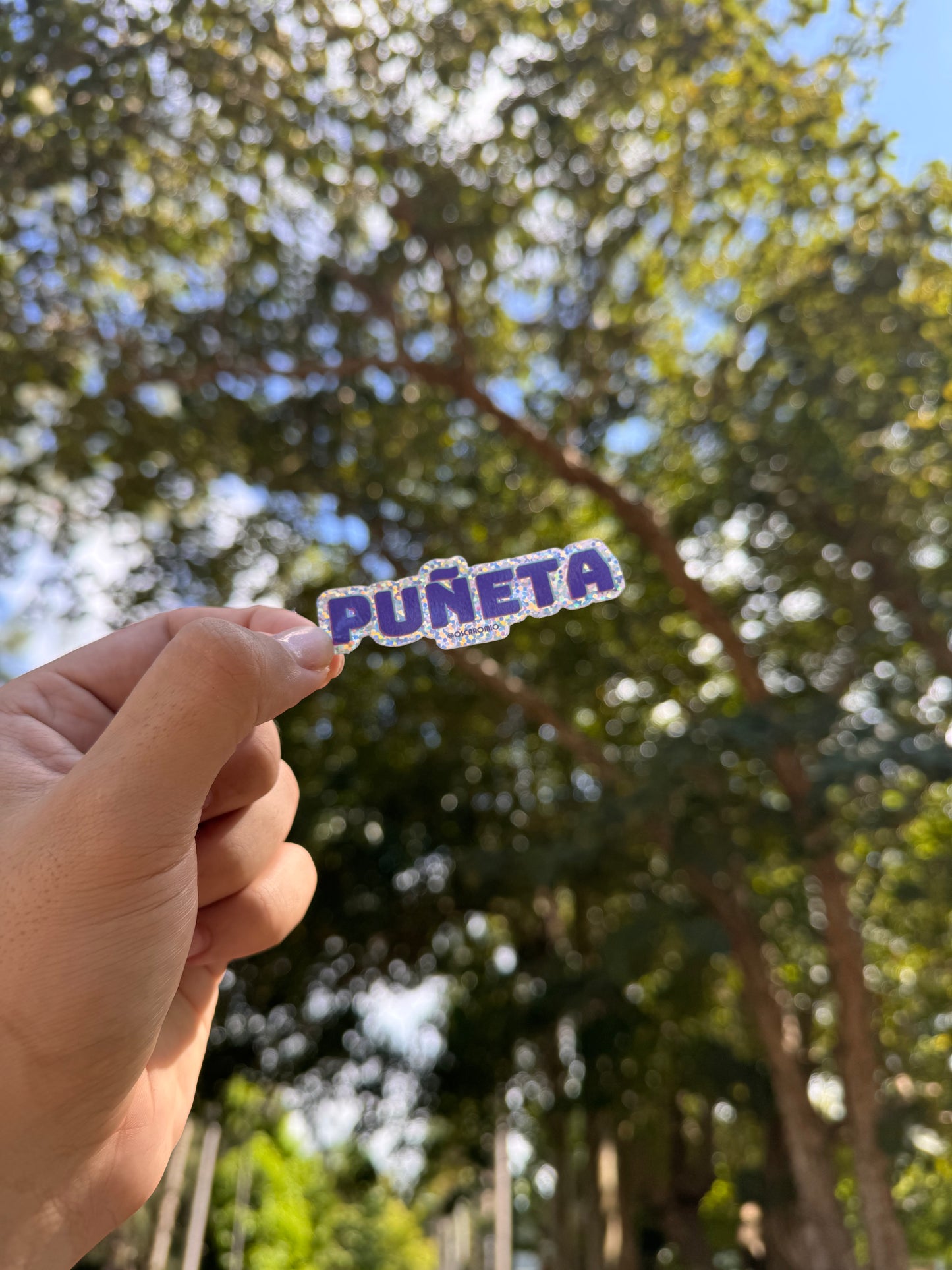 Puñeta - Glitter Sticker