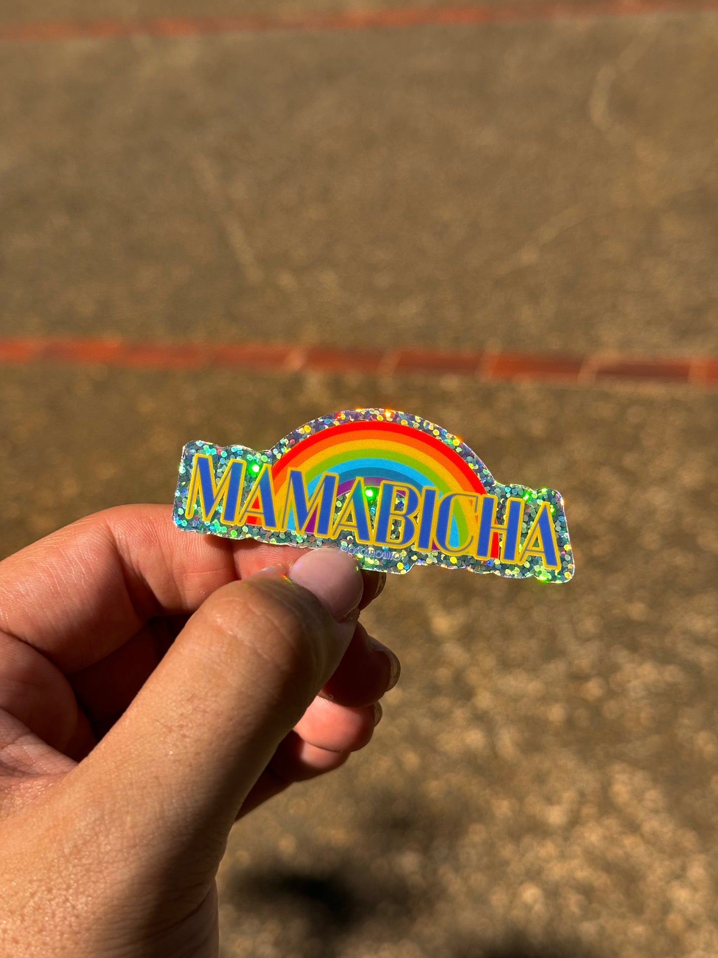 Mamabicha - Glitter Sticker