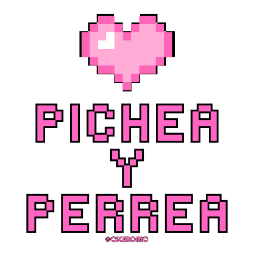 Pichea y Perrea - Glitter Sticker
