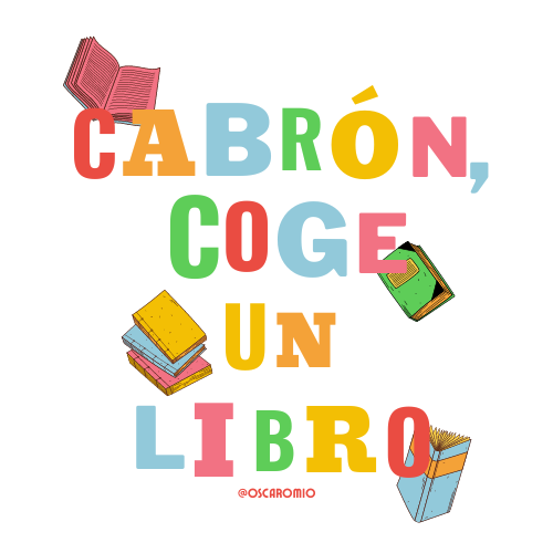 Cabrón coge un libro - Holographic Sticker